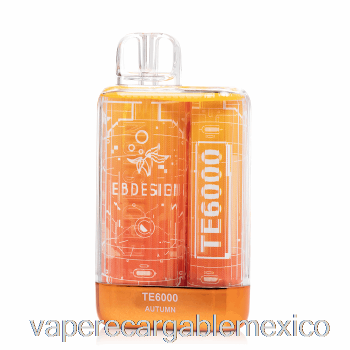 Vape Recargable Eb Te6000 Desechable Otoño